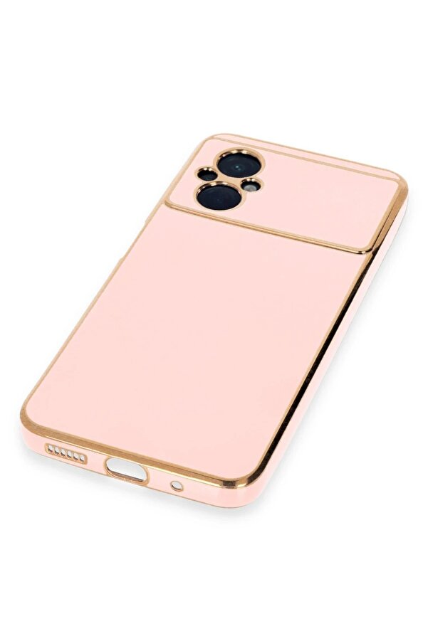 Xi̇aomi̇ Poco M5 Kılıf Volet Si̇li̇kon - Pembe - Dropx4270-3268