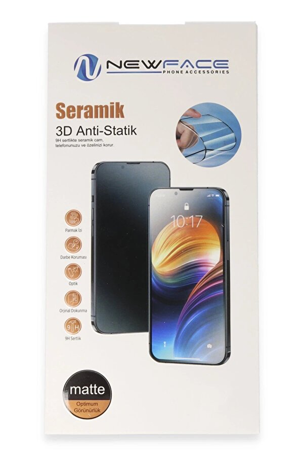 Samsung Galaxy A21S 3D Anti̇stati̇k Mat Serami̇k Nano Ekran Koruyucu - Dropx8096-3493