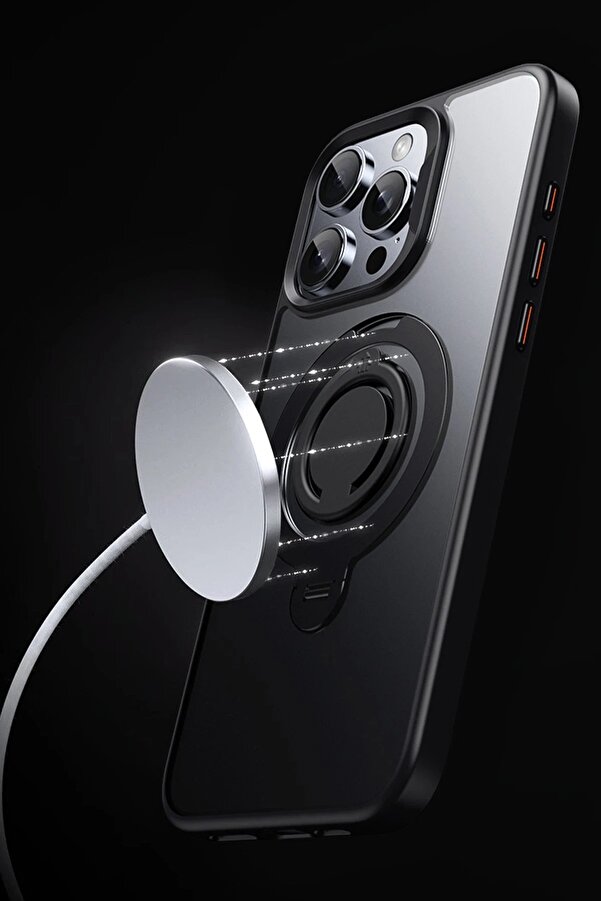 İphone 16 Plus Avatar 360 Dönen Magsafe Kapak - Laci̇vert - Dropx1656-7116
