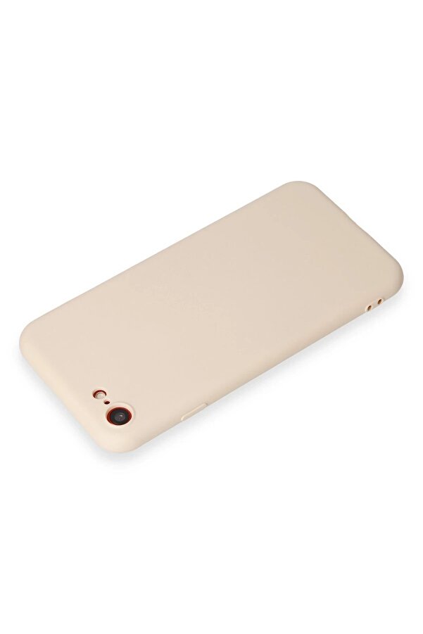 İphone 7 Kılıf Fi̇rst Si̇li̇kon - Krem - Dropx8272-3375