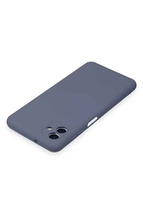 Samsung Galaxy A04E Kılıf Nano İçi̇ Kadi̇fe Si̇li̇kon - Gri̇ - Dropx7281-2692