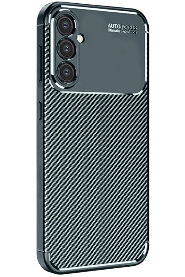 Samsung Galaxy A56 Kılıf Auto Focus Karbon Kapak - Koyu Yeşi̇l - Dropx8696-6777