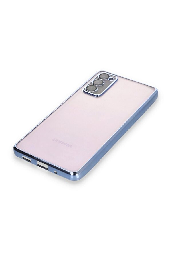 Samsung Galaxy S20 Fe Kılıf Lensli̇ Si̇li̇kon - Açık Mavi̇ - Dropx9044-4303