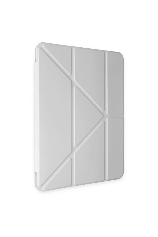 İpad Pro 12.9 (2021) Kılıf Kalemli̇kli̇ Mars Tablet Kılıfı - Gri̇ - Dropx9564-1087