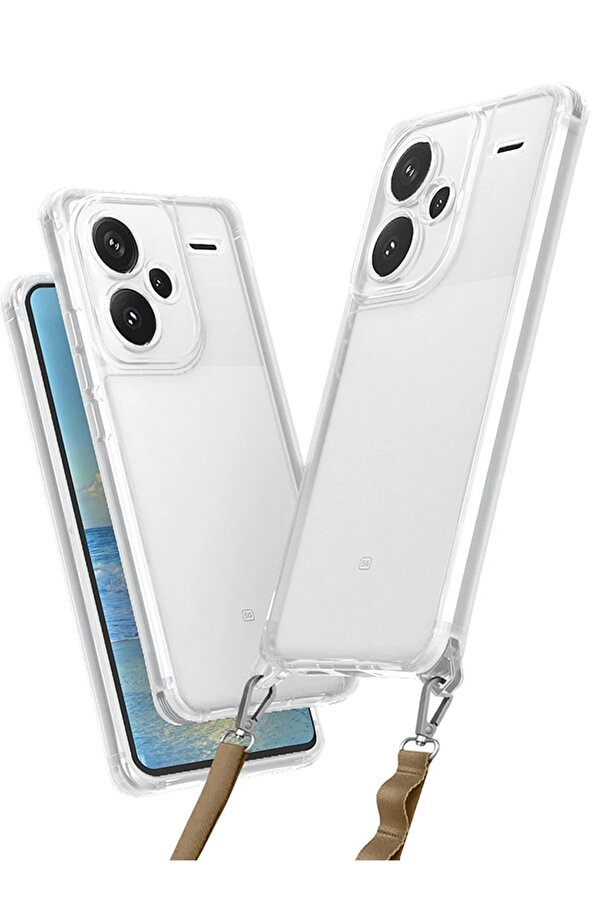Xi̇aomi̇ Redmi̇ Note 13 Pro Plus Kılıf Penta Si̇li̇kon Kılıf - Şeffaf - Dropx8857-7004