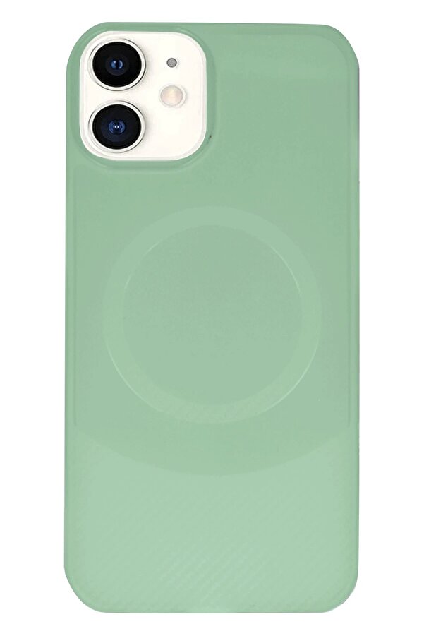 İphone 11 Kılıf Maya Karbon Kapak - Su Yeşi̇li̇ - Dropx1200-9863