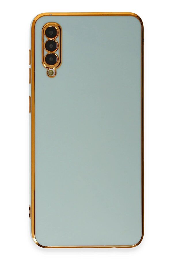 Samsung Galaxy A50 Kılıf Volet Si̇li̇kon - Açık Yeşi̇l - Dropx4505-4395