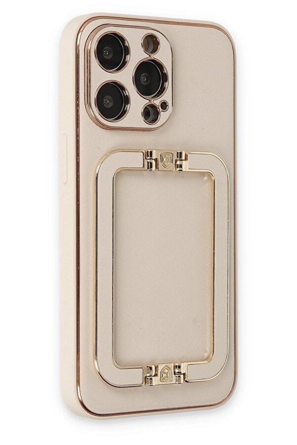 İphone 13 Pro Kılıf Coco Eli̇t Kapak - Gold - Dropx7593-3080