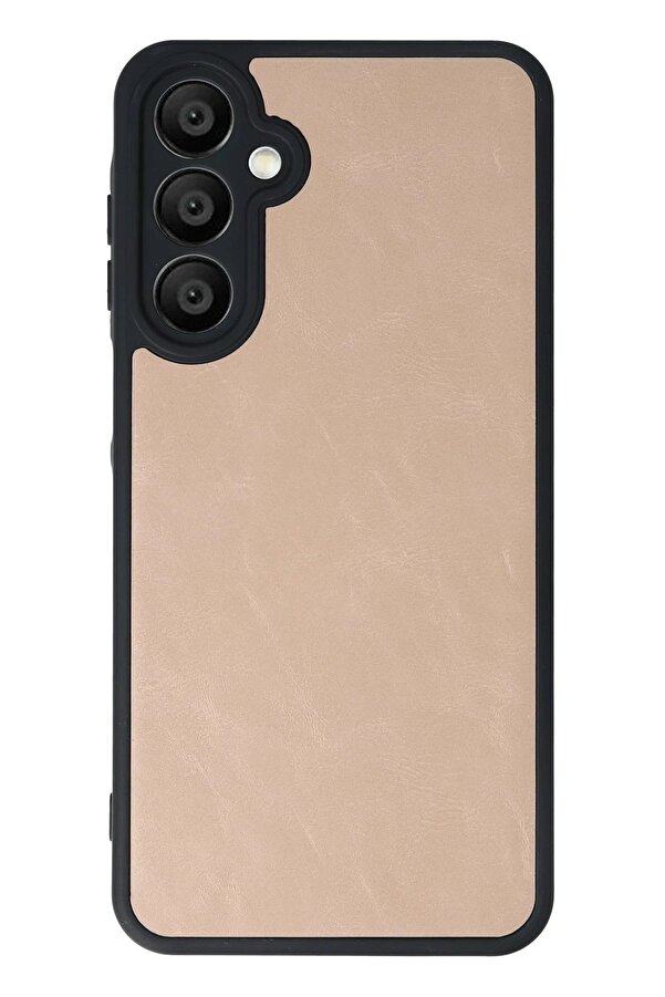 Samsung Galaxy A56 Kılıf Aras Deri̇ Kapak - Pudra - Dropx3195-1427