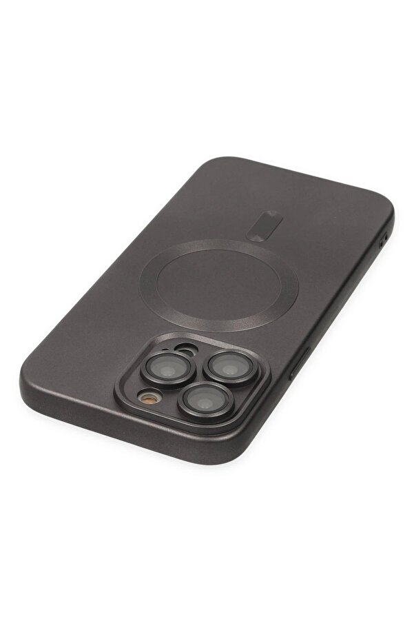 İphone 13 Pro Kılıf Moshi̇ Lens Magneti̇csafe Si̇li̇kon - Füme - Dropx3730-9054
