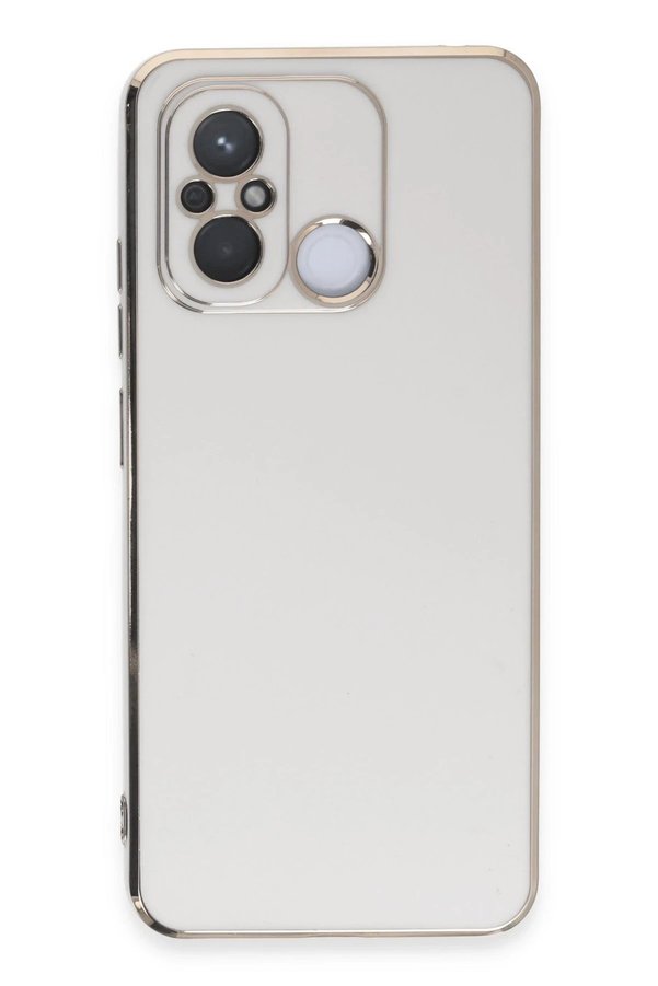 CepteToptan Newface Xiaomi Redmi 12C Kılıf Volet Silikon - Beyaz