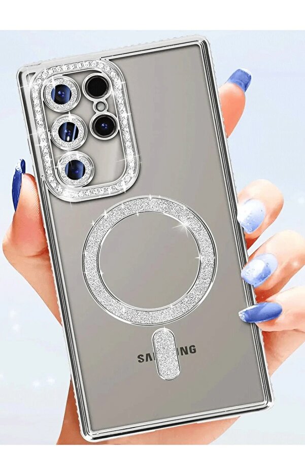 Samsung Galaxy S25 Ultra Kılıf Joke Si̇mli̇ Magneti̇csafe Kılıf - Si̇yah - Dropx3583-1549