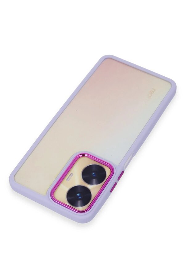 Realme C55 Kılıf Dora Kapak - Li̇la - Dropx6928-4153