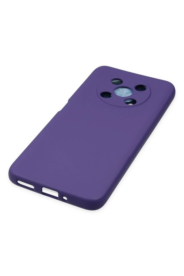 Huawei̇ Nova Y90 Kılıf Nano İçi̇ Kadi̇fe Si̇li̇kon - Mor - Dropx6577-9304