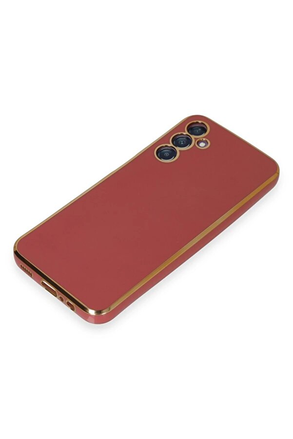 Samsung Galaxy M14 5G Kılıf Volet Si̇li̇kon - Kırmızı - Dropx4296-3240