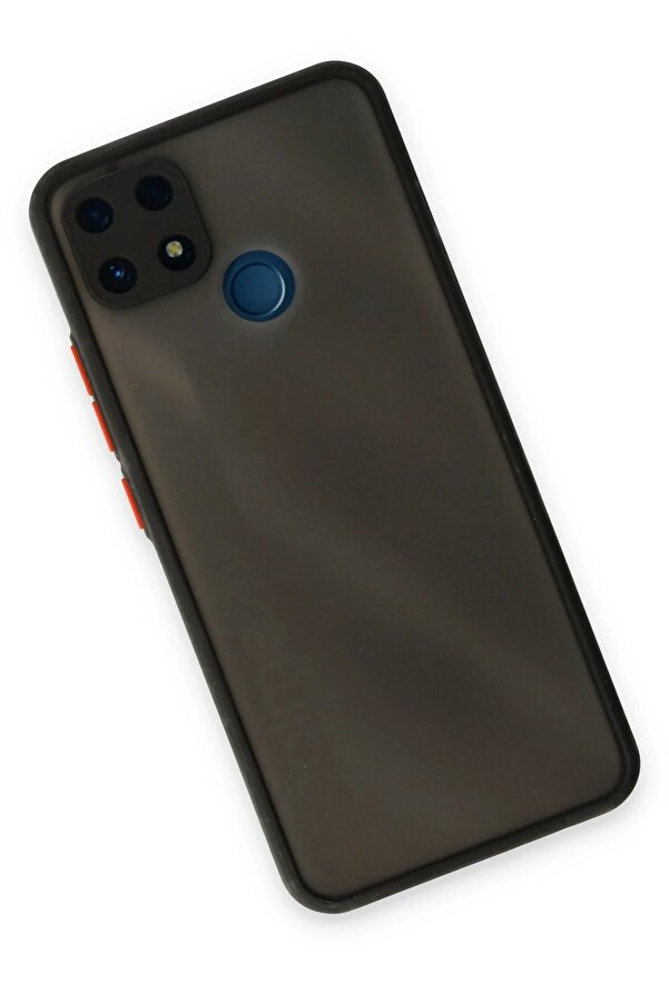Realme C25 Kılıf Montreal Si̇li̇kon Kapak - Si̇yah - Dropx4418-2166