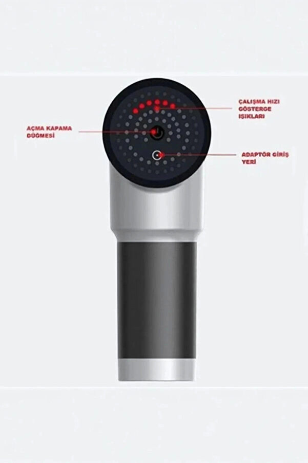 Yeni̇ Nesi̇l Masaj Tabancası 4 Başlıklı Sporcu Şarjlı Kablosuz Omuz Bacak Ayak Renk Seçi̇lemez