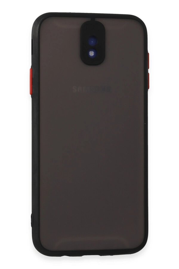 CepteToptan Samsung Galaxy J7 Pro / J730 Kılıf Montreal Silikon Kapak - Siyah - DROPX6239-8762