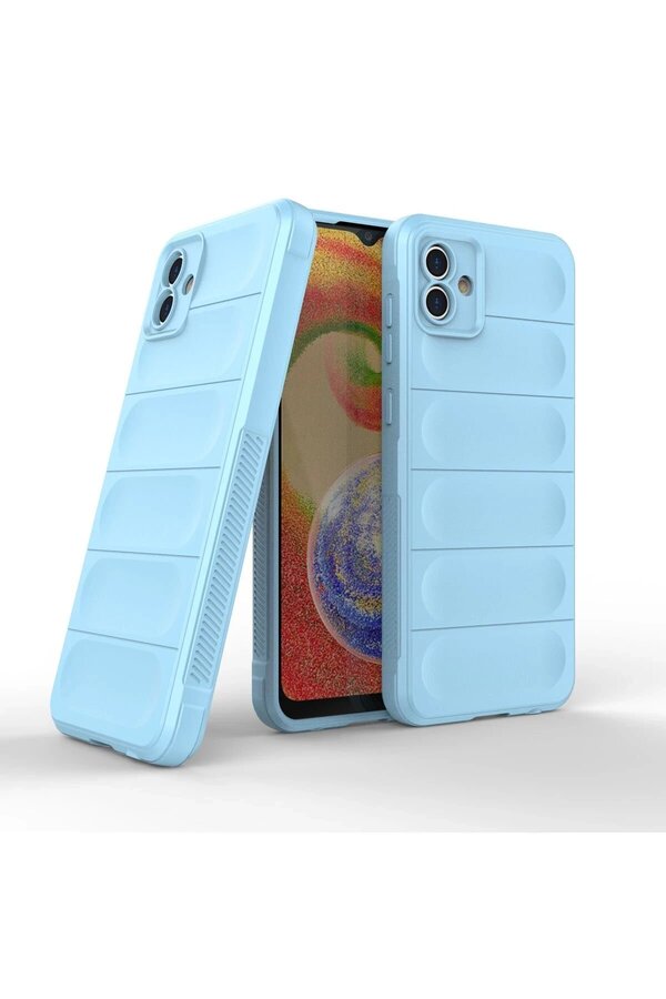 Samsung Galaxy A04 Kılıf Opti̇mum Si̇li̇kon - Sky Blue - Dropx6949-9077