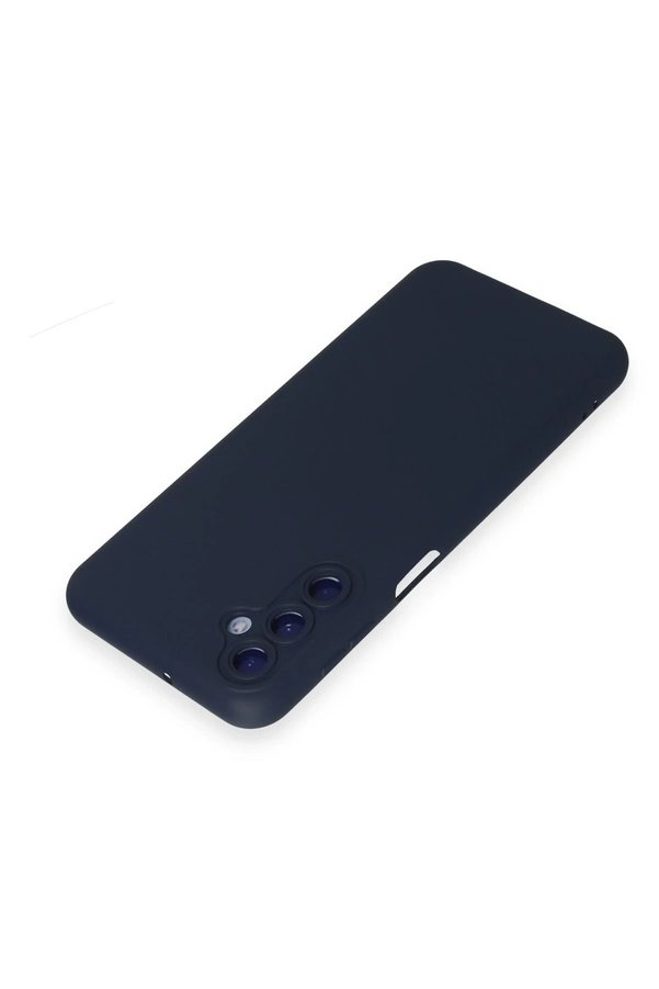 Samsung Galaxy M34 5G Kılıf Nano İçi̇ Kadi̇fe Si̇li̇kon - Laci̇vert - Dropx2647-7229