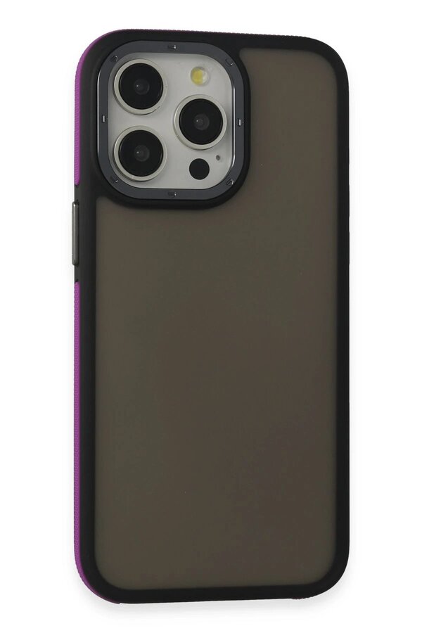 İphone 14 Pro Max Harvel Kapak - Deri̇n Mor - Dropx6665-8956
