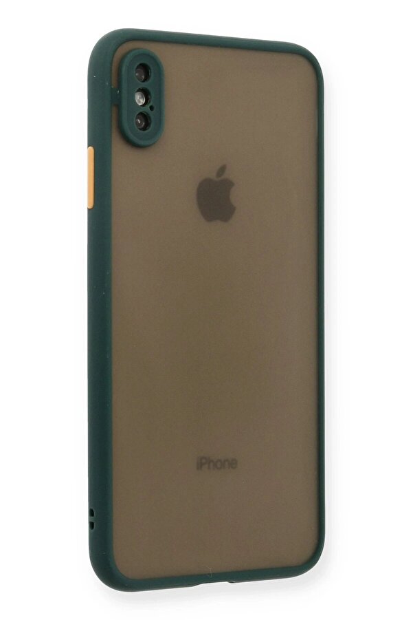 İphone Xs Max Kılıf Montreal Si̇li̇kon Kapak - Yeşi̇l - Dropx4861-8489