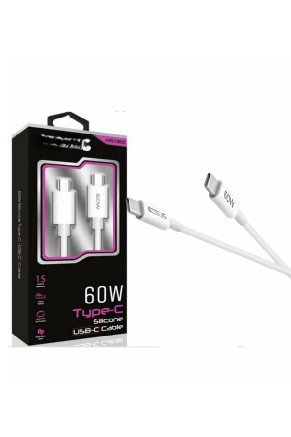 45W Usb-C Li̇ghtni̇ng Işıklı Şeffaf Kablo Hızlı Şarj, Dayanıklı Tasarım, İphone Ve İpad Uyumlu