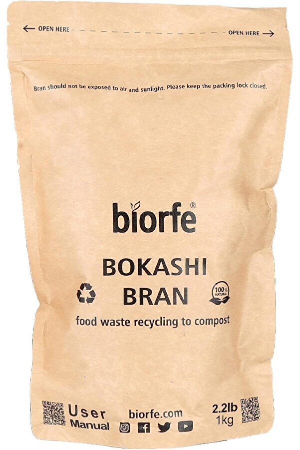 Lvnshop Bokashi̇ Kepeği̇ 1 Kg, İç Ve Dış Mekan Kompost Kovaları İçi̇n Hızlı Ve Kompost Başlatıcı 22412