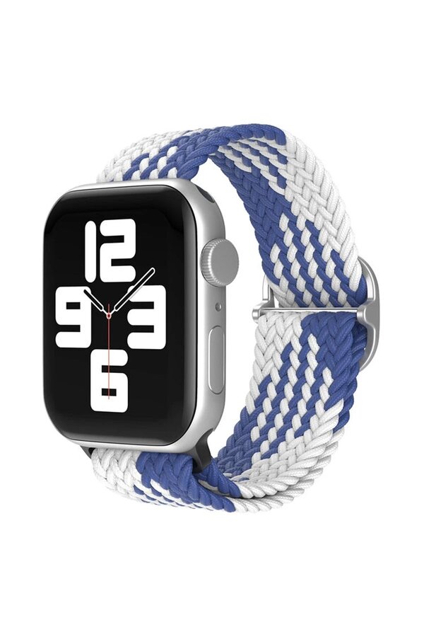 Apple Watch 38Mm Star Kordon - Mavi̇-Beyaz - Dropx9255-2350