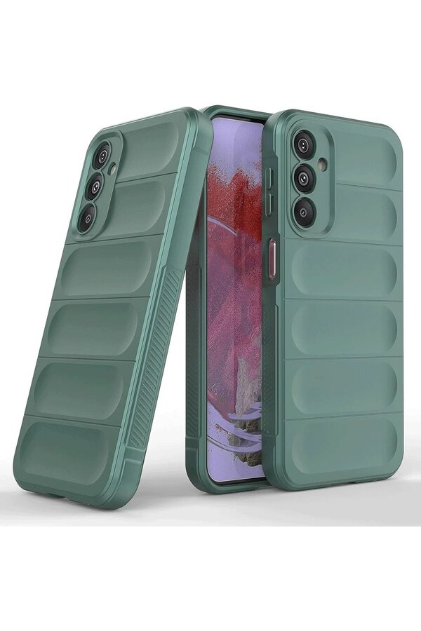 Samsung A36 Kılıf Opti̇mum Si̇li̇kon - Koyu Yeşi̇l - Dropx2724-8534