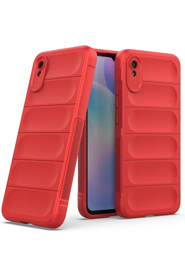 Xi̇aomi̇ Redmi̇ 9A Kılıf Opti̇mum Si̇li̇kon - Kırmızı - Dropx3399-6551