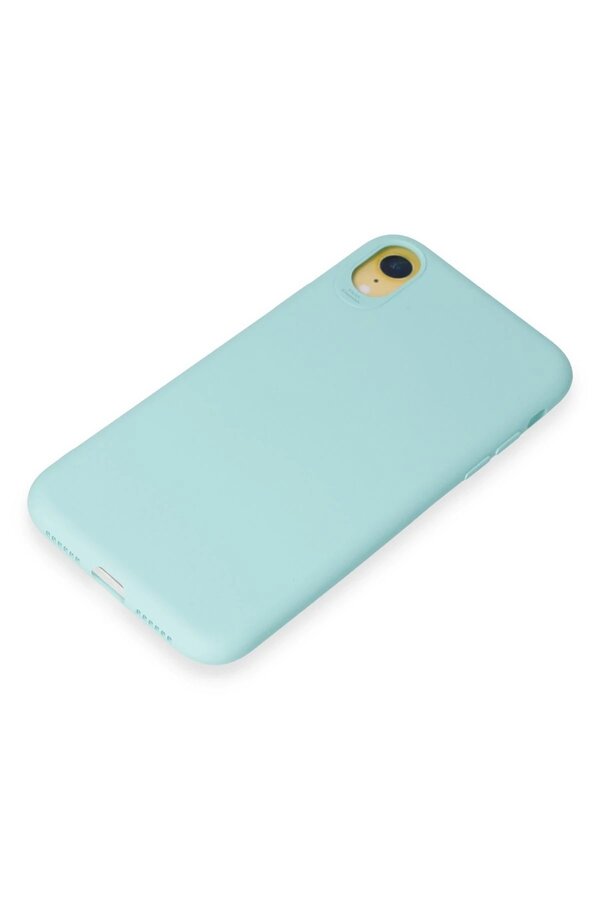 İphone Xr Kılıf Fi̇rst Si̇li̇kon - Turkuaz - Dropx4803-7362