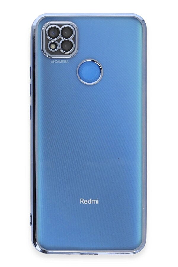 Xi̇aomi̇ Redmi̇ 9C Kılıf Lensli̇ Si̇li̇kon - Açık Mavi̇ - Dropx7066-1287
