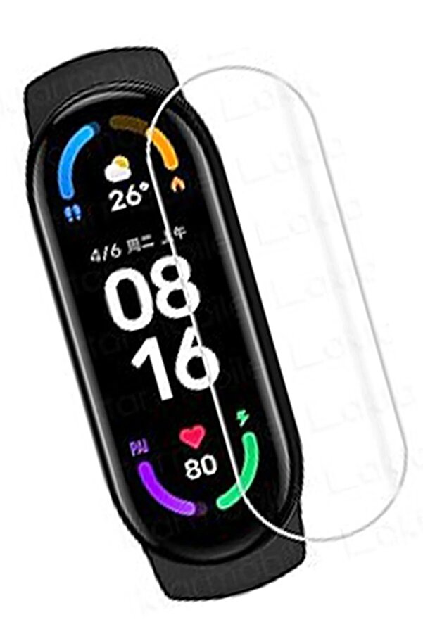Xi̇aomi̇ Mi̇ Band 8 Polymer Nano Ekran Koruyucu - Şeffaf - Dropx9404-8940