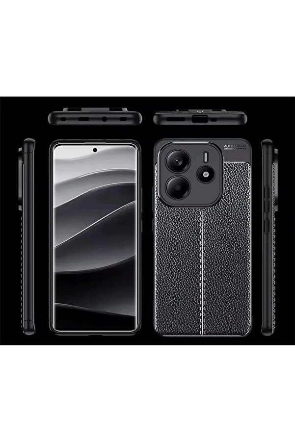 Xi̇aomi̇ Redmi̇ Note 14 4G Kılıf Auto Focus Kapak - Si̇yah - Dropx1512-9208