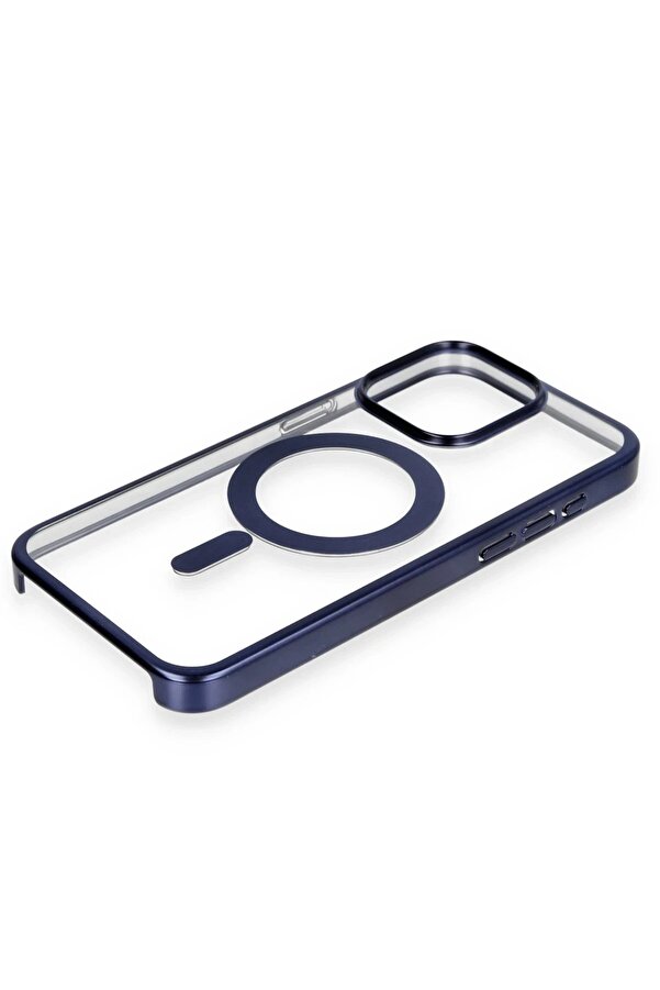 İphone 15 Pro Max Kılıf Erozi̇ Magsafe Kapak - Laci̇vert - Dropx1761-8748