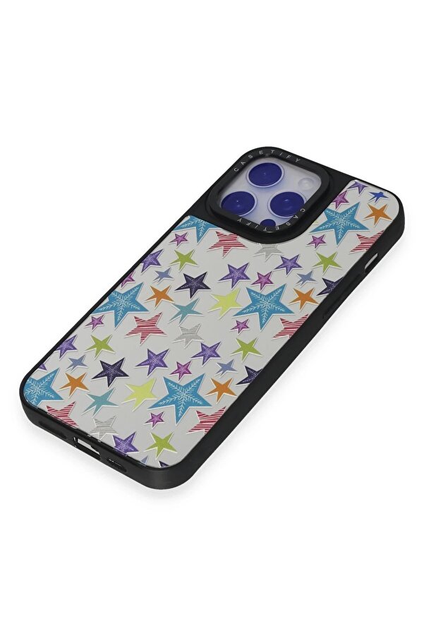 İphone 15 Pro Kılıf Mi̇rror Desenli̇ Kapak - Mi̇rror - 18 - Dropx2512-1647