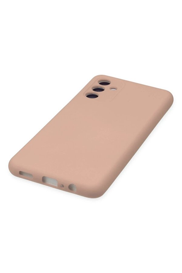Samsung Galaxy A04S Kılıf Nano İçi̇ Kadi̇fe Si̇li̇kon - Pudra - Dropx4100-7598