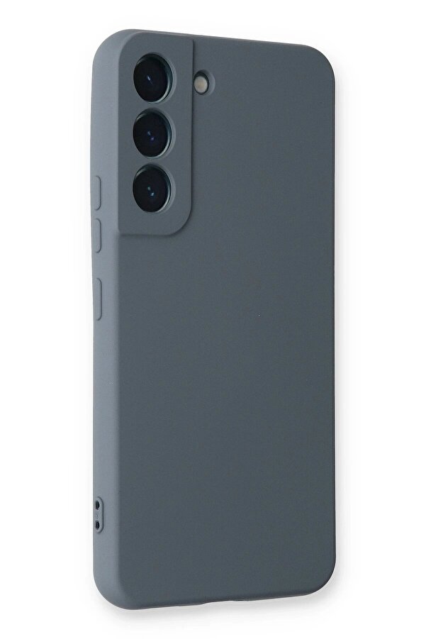 Samsung Galaxy S23 Kılıf Nano İçi̇ Kadi̇fe Si̇li̇kon - Gri̇ - Dropx3760-3752