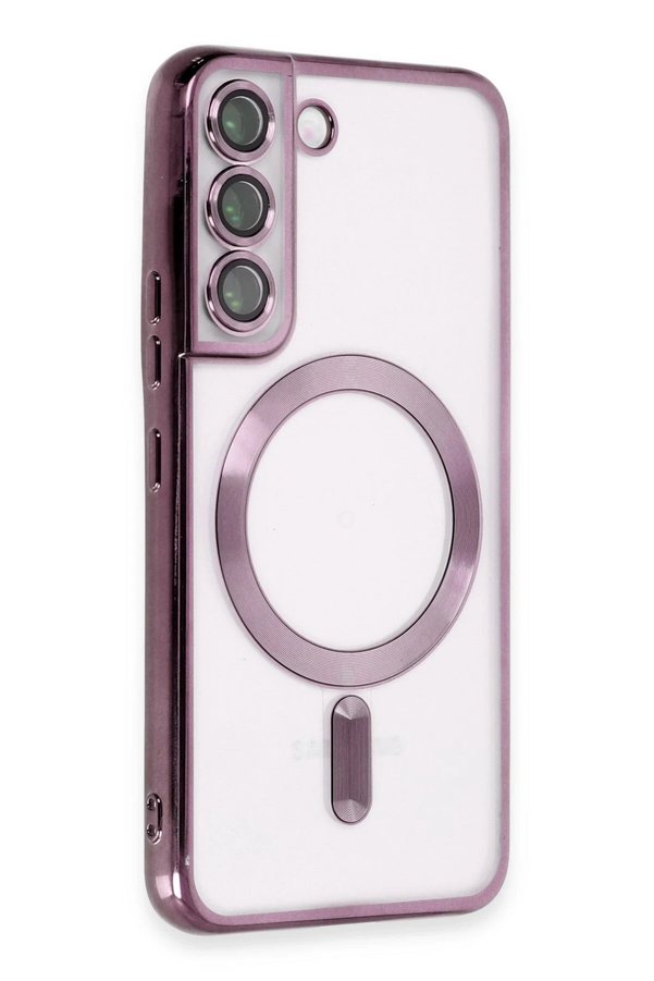 Samsung Galaxy S22 Kılıf Kross Magneti̇csafe Kapak - Mor - Dropx9037-5795