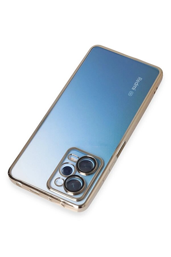 Xi̇aomi̇ Redmi̇ Note 12 Pro 5G Kılıf Lensli̇ Si̇li̇kon - Gold - Dropx6436-2269