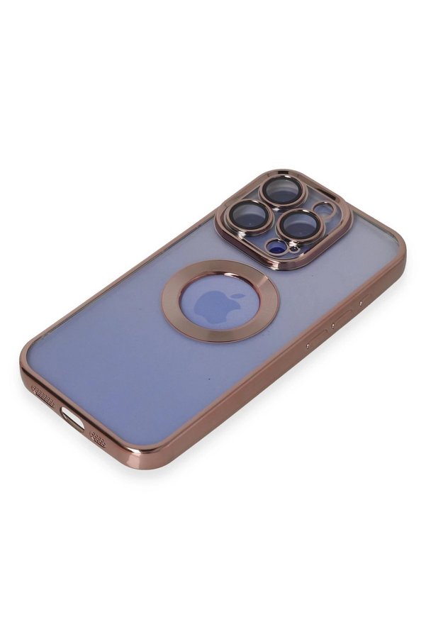 Newface İphone 15 Pro Kılıf Slot Si̇li̇kon - Rose Gold