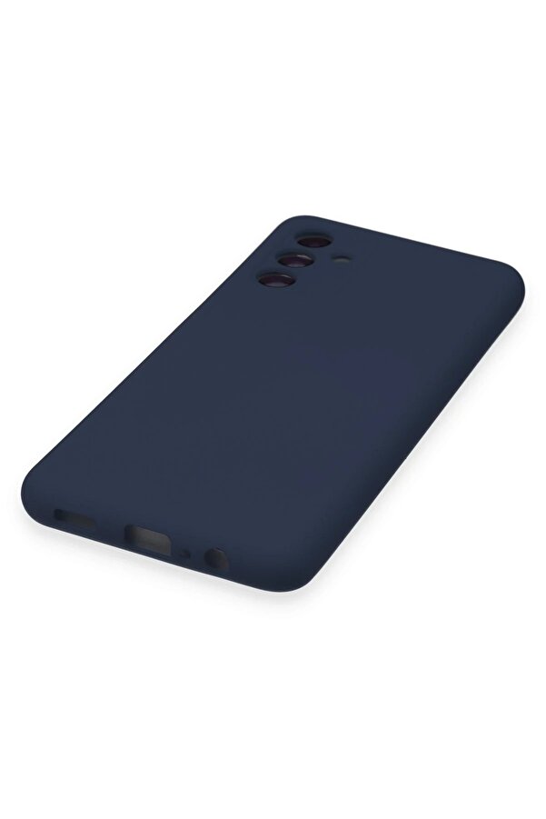 Samsung Galaxy A14 4G Kılıf Nano İçi̇ Kadi̇fe Si̇li̇kon - Laci̇vert - Dropx9910-5479
