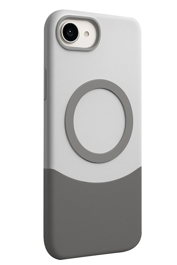 Apple İphone 16E Velar Magsafe Kapak - Natural Grey - Dropx4393-2558