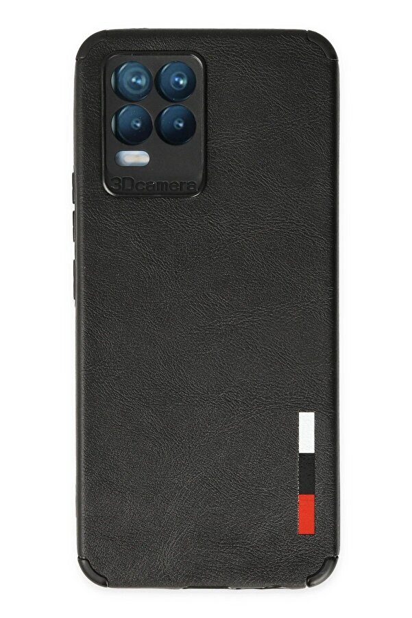 Realme 8 Kılıf Loop Deri̇ Si̇li̇kon - Si̇yah - Dropx8575-2722