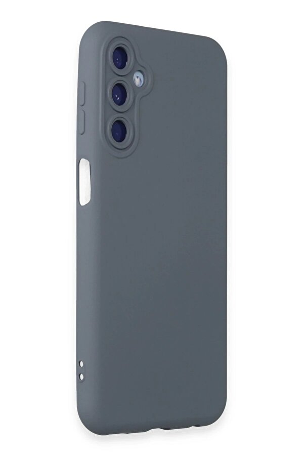 Samsung Galaxy M34 5G Kılıf Nano İçi̇ Kadi̇fe Si̇li̇kon - Gri̇ - Dropx7899-7664