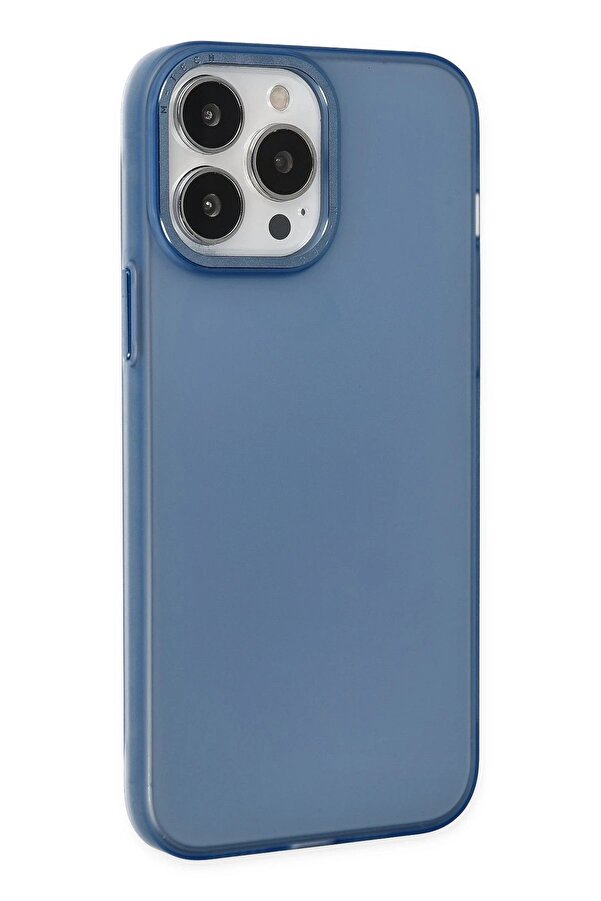 İphone 13 Pro Kılıf Modos Metal Kapak - Laci̇vert - Dropx9395-7837