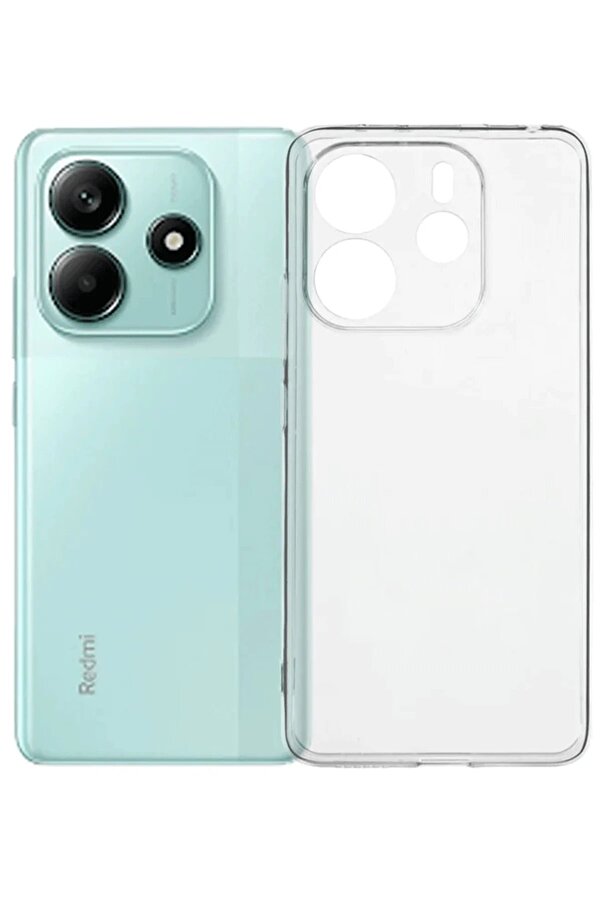 Xi̇aomi̇ Redmi̇ Note 14 4G Kılıf Lüx Şeffaf Si̇li̇kon - Dropx1705-4344