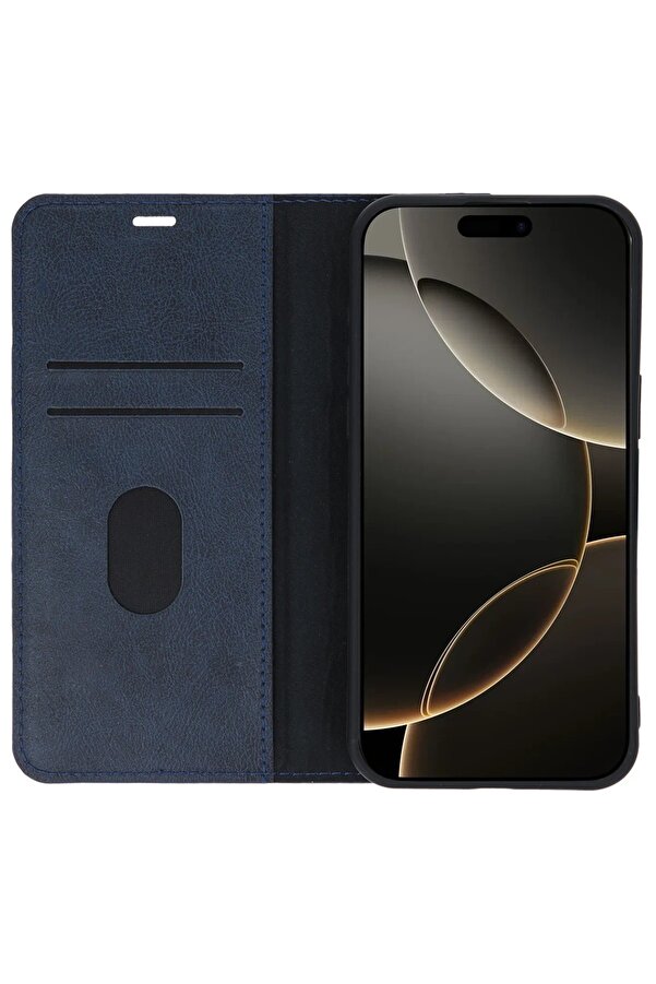 İphone 15 Pro Max Kılıf Trend S Plus Kapaklı Kılıf - Koyu Yeşi̇l - Dropx2065-1681