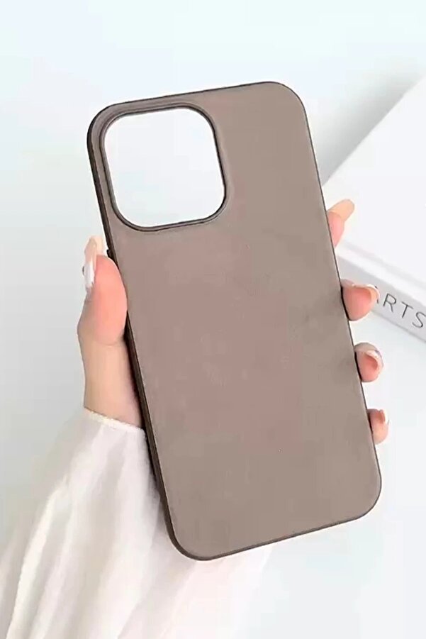 İphone 15 Pro Max Kılıf Karen Magsafe Kapak - Kahverengi̇ - Dropx2120-5683